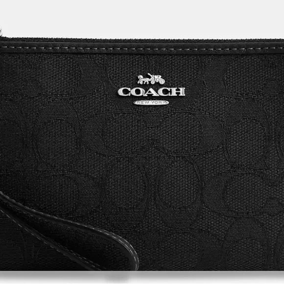 Coach Outlet Signature Zip Wristlet -new! - Picture 6 of 6